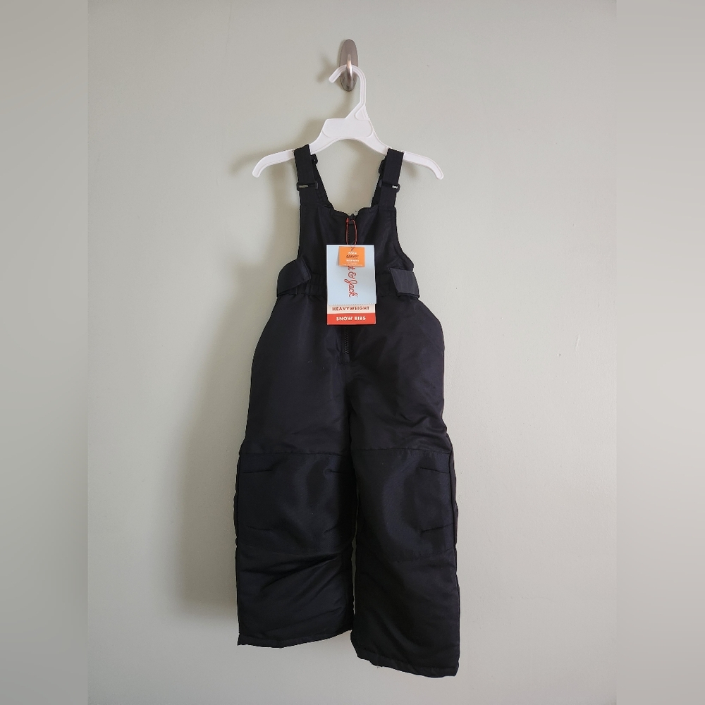 NWT Black Cat & Jack Toddler Snowbibs in 2T
